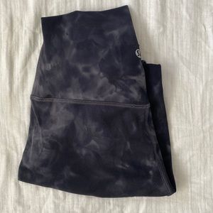 Lululemon Align High-Rise Pant/Leggings 25” in Diamond Dye pitch Graphite Grey